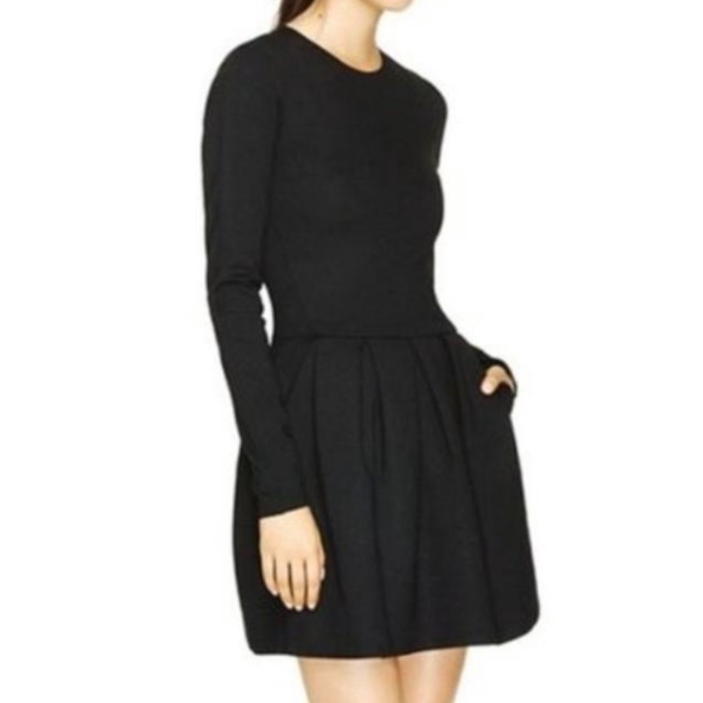 ARITZIA WILFRED Tartine Dress, black, sz 2